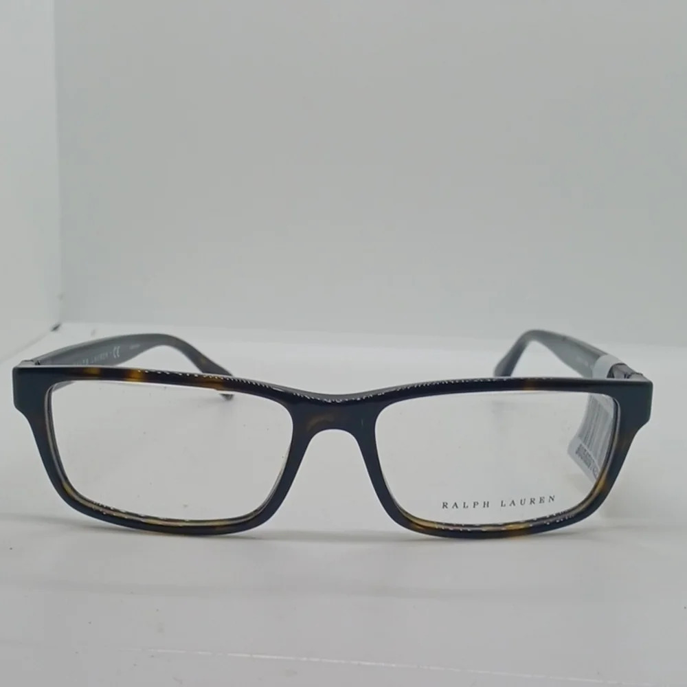 NWT UNISEX RALPH LAUREN EYEGLASS FRAMES 6213 DARK BROWN TORTOISE